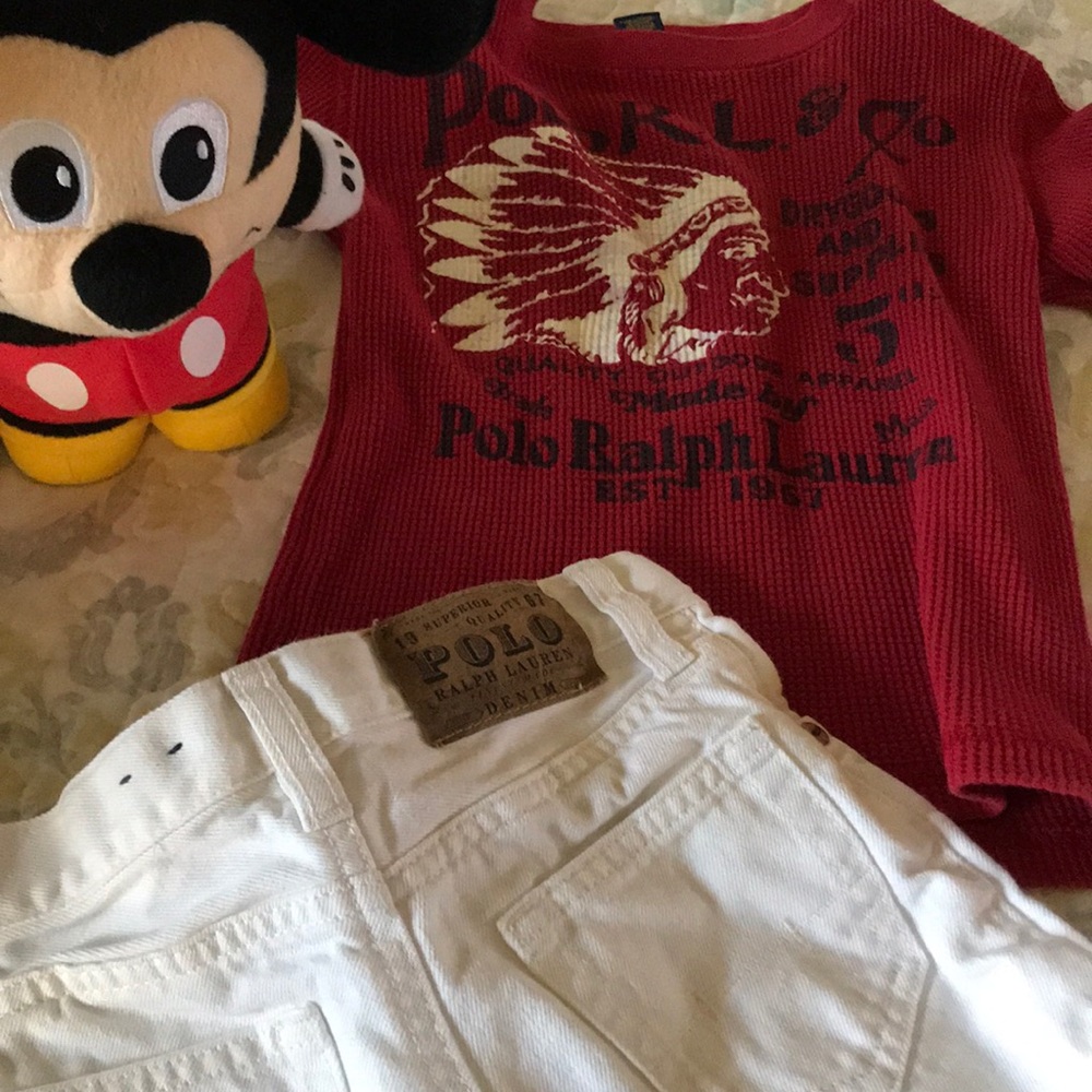 Ralph  Lauren Polo jeans and shirt